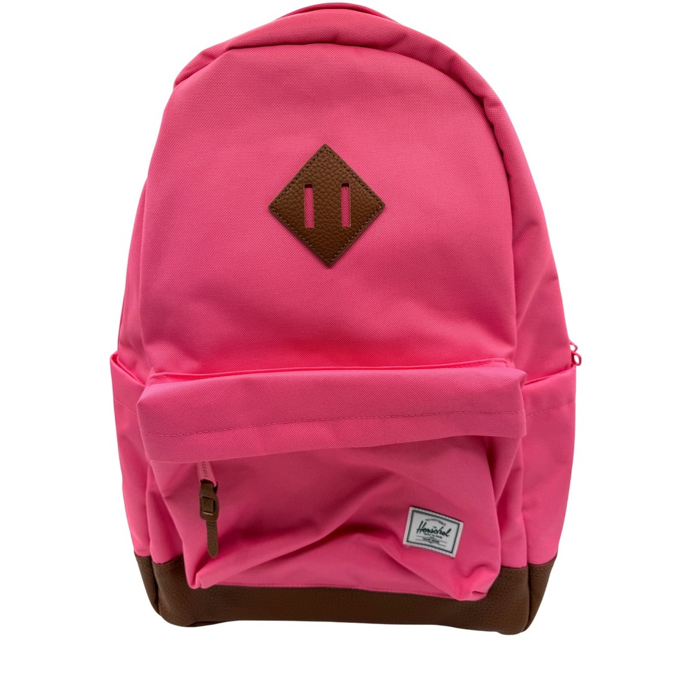 Herschel Backpack Heritage Pink Lemonade Tan OS Pink School Travel Bag New $80